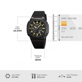 Montre électronique étanche,de sport multifonctionnelle, Chrono, avec japon mouvement numérique