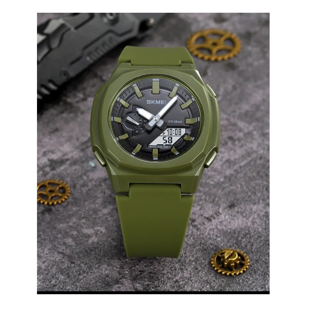 Montre électronique étanche,de sport multifonctionnelle, Chrono, avec japon mouvement numérique