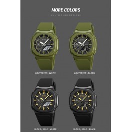Montre électronique étanche,de sport multifonctionnelle, Chrono, avec japon mouvement numérique