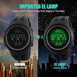 Montre numérique de Sport  - imperméables, Militaire ,Alarme/Compte à rebours/Chronomètre - 1251
