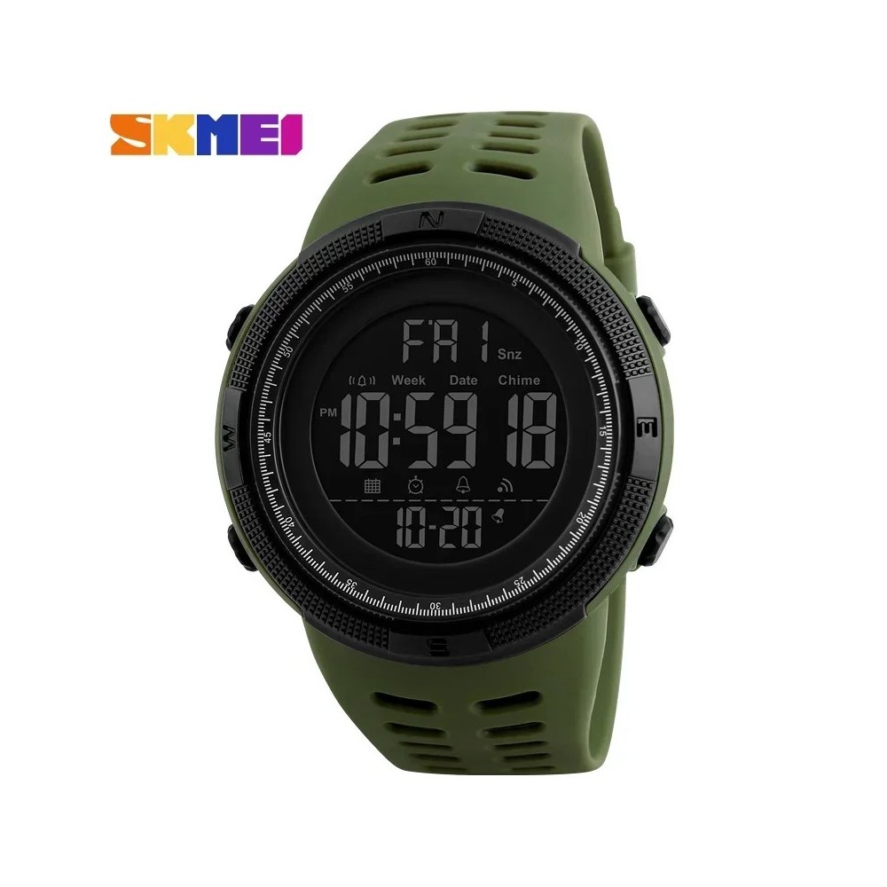 Montre numérique de Sport  - imperméables, Militaire ,Alarme/Compte à rebours/Chronomètre - 1251
