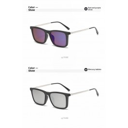 Lunettes de soleil polarisées à Clip magnétique, ultralégères, sur Prescription optique, 2375A
