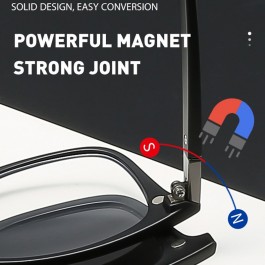 Lunettes de soleil polarisées à clip magnétique pour hommes et femmes, 6 en 1 Réf 2317