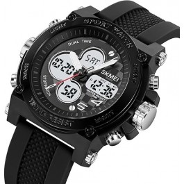 Montres électroniques numériques – Grand double affichage – Étanche – Montre tactique de l’armée pour homme