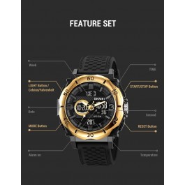 Montre de Sport numérique pour hommes thermomètre multifonctionnel compte à rebours