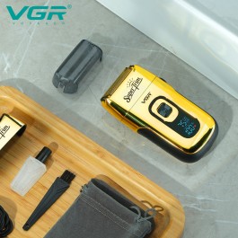 VGR rasoir professionnel visage chauve rasoir tondeuse à barbe rasoir électrique