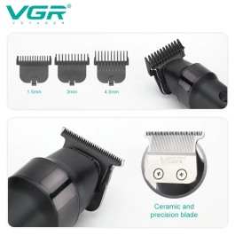 Tondeuse à cheveux  barbes professionnelle Zéro mm haute puissante  VGR V-987