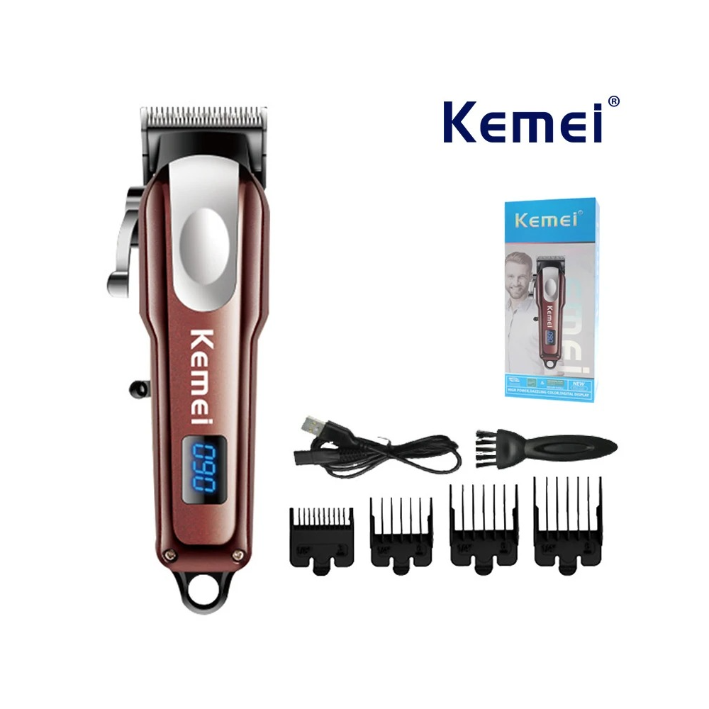 Kemei KM-233 Tondeuse À Cheveux Rechargeable Réglable Cutter Tête Rasoir