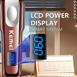 Kemei KM-233 Tondeuse À Cheveux Rechargeable Réglable Cutter Tête Rasoir