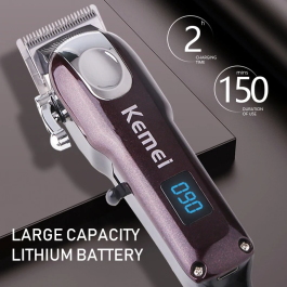 Kemei KM-233 Tondeuse À Cheveux Rechargeable Réglable Cutter Tête Rasoir