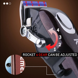 Kemei KM-233 Tondeuse À Cheveux Rechargeable Réglable Cutter Tête Rasoir