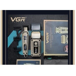 kit de toilettage professionnel 2-en-1 VGR V-641 tondeuse à cheveux & rasoir électrique