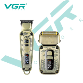 kit de toilettage professionnel 2-en-1 VGR V-641 tondeuse à cheveux & rasoir électrique