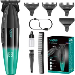 Tondeuse à cheveux électrique rasoir barbier Turbo LED tondeuse à barbe V-906