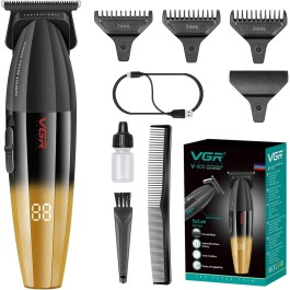 Tondeuse à cheveux électrique rasoir barbier Turbo LED tondeuse à barbe V-906