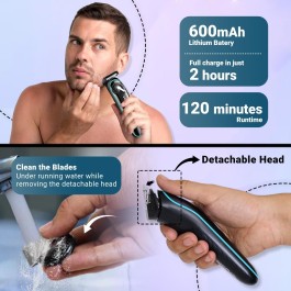 Tondeuse à cheveux  barbe étanche Outils de toilettage sans fil réglable V -075
