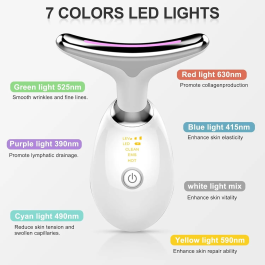 Appareil de lifting du visage et du cou,  élimine les lignes du cou, masseur facial