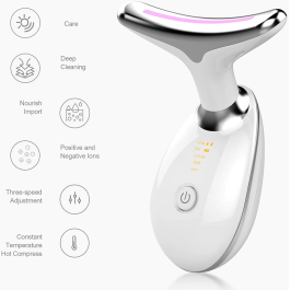 Appareil de lifting du visage et du cou,  élimine les lignes du cou, masseur facial