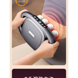 Pistolet de massage Pro sans fil à 8 têtes, tissu profond, relaxation musculaire, haute puissance