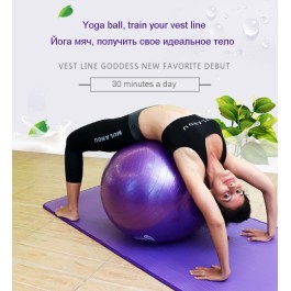 Ball de Yoga Pilates suisse robuste pour l'équilibre et la stabilité de la grossesse