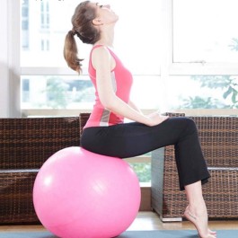 Ball de Yoga Pilates suisse robuste pour l'équilibre et la stabilité de la grossesse