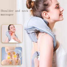 Masseur électrique pour le cou et le dos, thérapie Shiatsu thermique épaules et des jambes