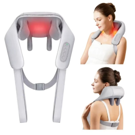 Masseur électrique pour le cou et le dos, thérapie Shiatsu thermique épaules et des jambes
