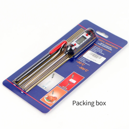 Thermomètre Sonde de four électronique en acier inoxydable, outils de cuisine numérique, cuisson des aliments, viande