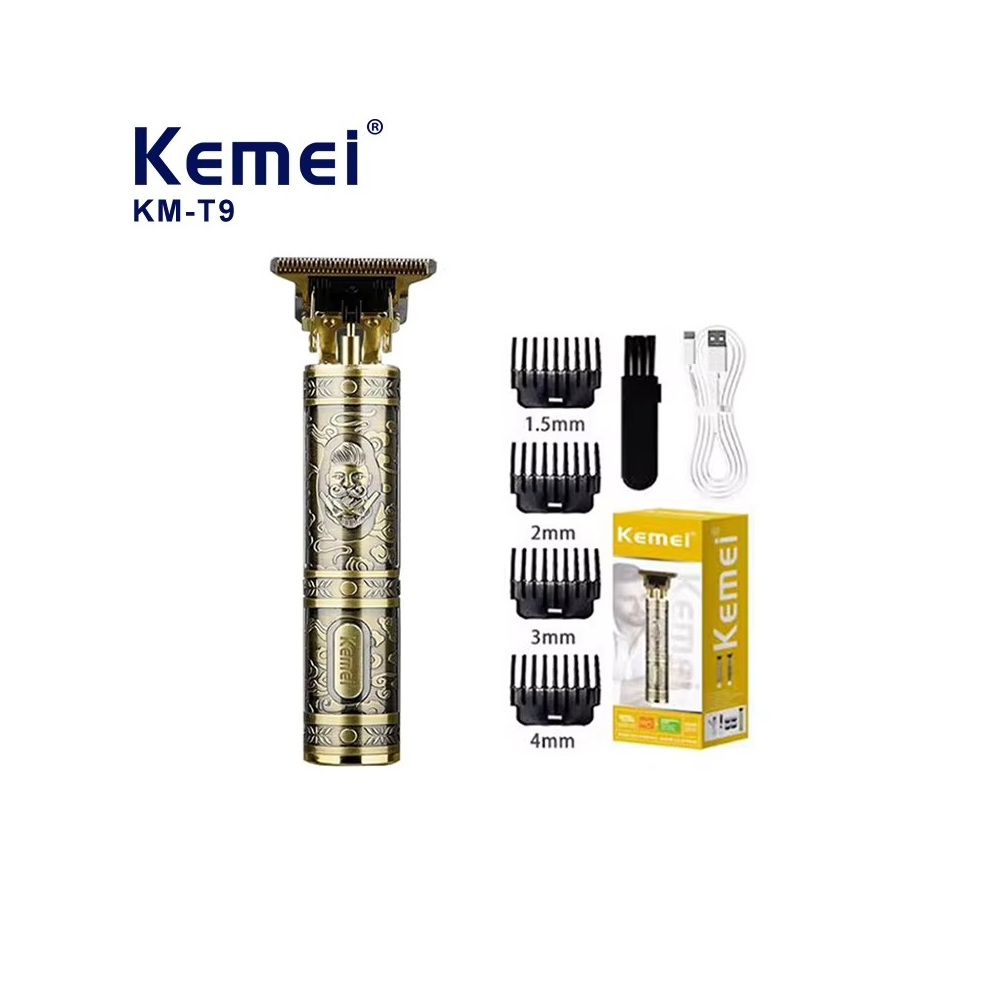 Kemei KM-T9 Machine de coupe de cheveux électrique Rechargeable  0 MM
