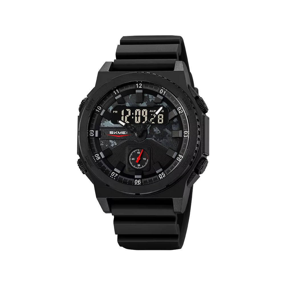 Montre-bracelet numérique 3 temps chronographe extérieur étanche