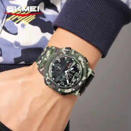 Montre-bracelet numérique 3 temps chronographe extérieur étanche