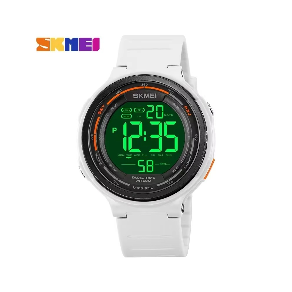 Montre sport numérique carrée de luxe pour Homme & Femme Skmei 1841, résistante à l'eau