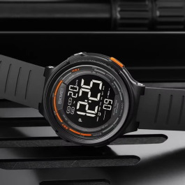 Montre sport numérique carrée de luxe pour Homme & Femme Skmei 1841, résistante à l'eau