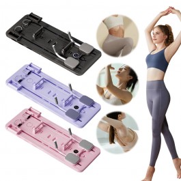 Planche d'exercice Ab multifonctionnelle, réformateur de Pilates à domicile, rebond automatique des jambes et des bras, Toner,